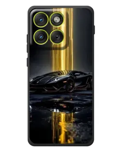 Чохол для Motorola Edge 70 з картинкою «Нічний Lamborghini драйв»