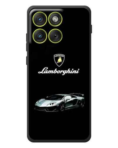Чехол для Motorola Edge 70 с картинкой «Логотип Lamborghini классика»