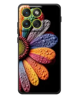 Чехол для Motorola Edge 70 с картинкой «Радужный цветок» Чехол для Motorola Edge 70 с картинкой «Радужный цветок»