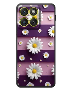 Чехол для Motorola Edge 70 с картинкой «Ромашки на фиолетовом» Чехол для Motorola Edge 70 с картинкой «Ромашки на фиолетовом»