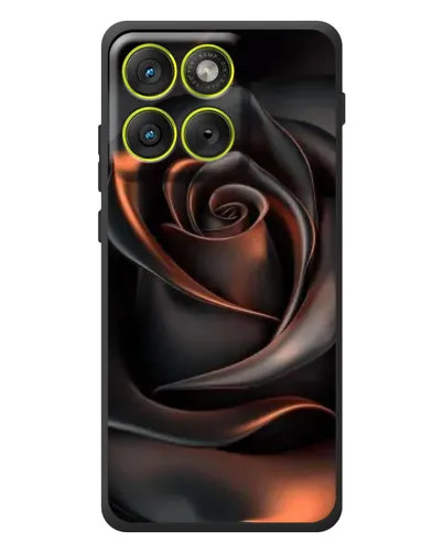 Чехол для Motorola Edge 70 с картинкой «Шелковая черная роза» Чехол для Motorola Edge 70 с картинкой «Шелковая черная роза»