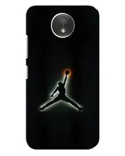 Чехол для Motorola Moto C (XT1750) с картинкой «Jordan Gradient Logo»