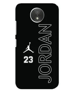Чехол для Motorola Moto C (XT1750) с картинкой «Jordan Vertical»