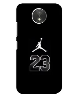 Чехол для Motorola Moto C (XT1750) с картинкой «Jordan Flight 23»
