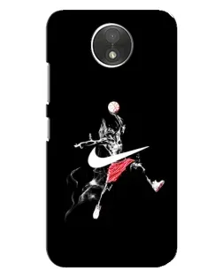 Чехол для Motorola Moto C (XT1750) с картинкой «Jordan Jumpman»