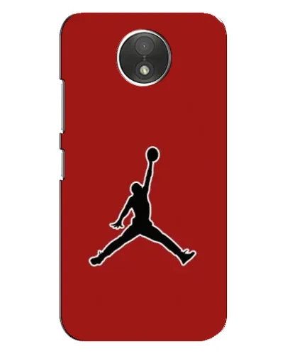 Чехол для Motorola Moto C (XT1750) с картинкой «Jordan Red Back» Чехол для Motorola Moto C (XT1750) с картинкой «Jordan Red Back»