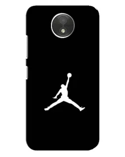 Чехол для Motorola Moto C (XT1750) с картинкой «Jordan Silhouette»