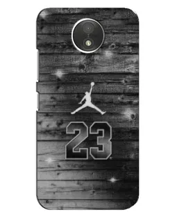 Чехол для Motorola Moto C (XT1750) с картинкой «Jordan Carbon 23»