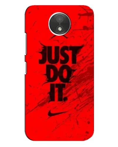 Чехол для Motorola Moto C (XT1750) с картинкой «Nike Just Do It» Чехол для Motorola Moto C (XT1750) с картинкой «Nike Just Do It»