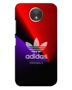 Чехол для Motorola Moto C (XT1750) с картинкой «Adidas Red Neon»