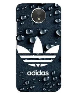 Чехол для Motorola Moto C (XT1750) с картинкой «Adidas Trefoil Blue»
