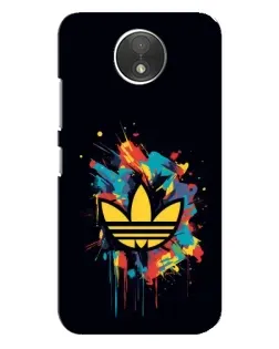 Чехол для Motorola Moto C (XT1750) с картинкой «Adidas Splash»