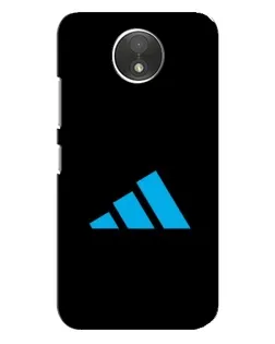 Чехол для Motorola Moto C (XT1750) с картинкой «Adidas Cyan Logo»