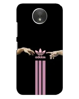 Чехол для Motorola Moto C (XT1750) с картинкой «Adidas Hands»