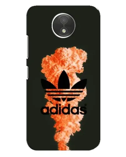 Чехол для Motorola Moto C (XT1750) с картинкой «Оранжевый дым Adidas» Чехол для Motorola Moto C (XT1750) с картинкой «Оранжевый дым Adidas»