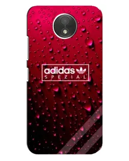 Чехол для Motorola Moto C (XT1750) с картинкой «Adidas Gold Marble»