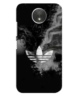 Чехол для Motorola Moto C (XT1750) с картинкой «Абстрактный дым Adidas»
