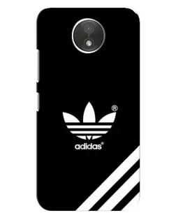 Чехол для Motorola Moto C (XT1750) с картинкой «Adidas с диагональными полосами»