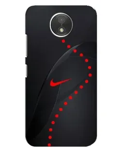 Чехол для Motorola Moto C (XT1750) с картинкой «Абстрактный дизайн Nike»