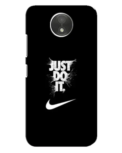 Чехол для Motorola Moto C (XT1750) с картинкой «Текстовый принт Nike» Чехол для Motorola Moto C (XT1750) с картинкой «Текстовый принт Nike»