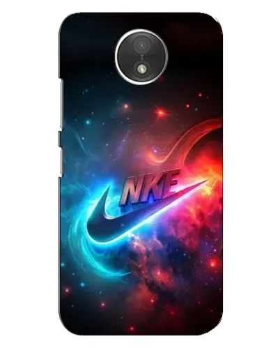 Чехол для Motorola Moto C (XT1750) с картинкой «Огненный логотип Nike» Чехол для Motorola Moto C (XT1750) с картинкой «Огненный логотип Nike»