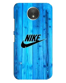Чехол для Motorola Moto C (XT1750) с картинкой «Голубое дерево Nike»