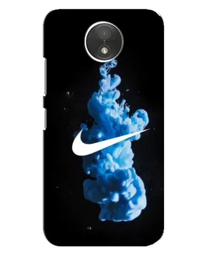 Чехол для Motorola Moto C (XT1750) с картинкой «Nike и синий дым» Чехол для Motorola Moto C (XT1750) с картинкой «Nike и синий дым»