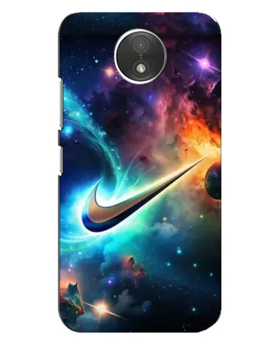 Чехол для Motorola Moto C (XT1750) с картинкой «Космический Nike Swoosh» Чехол для Motorola Moto C (XT1750) с картинкой «Космический Nike Swoosh»