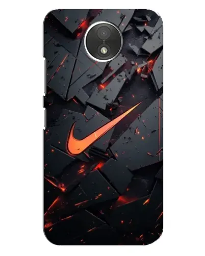 Чехол для Motorola Moto C (XT1750) с картинкой «Nike — эффект разломов» Чехол для Motorola Moto C (XT1750) с картинкой «Nike — эффект разломов»