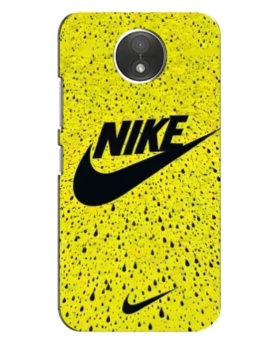 Чехол для Motorola Moto C (XT1750) с картинкой «Желтый текстурный Nike» Чехол для Motorola Moto C (XT1750) с картинкой «Желтый текстурный Nike»