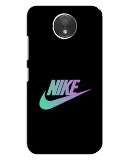 Чехол для Motorola Moto C (XT1750) с картинкой «Nike — городская ночь»