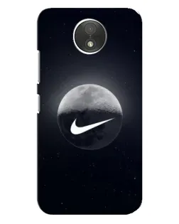 Чохол для Motorola Moto C (XT1750) з картинкою «Nike у стилі графіті»