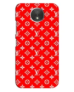 Чехол для Motorola Moto C (XT1750) с картинкой «Яркий паттерн LV»