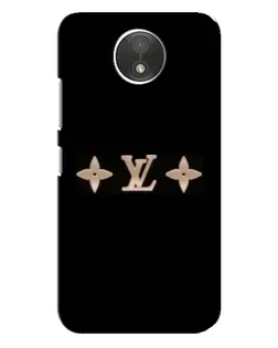 Чехол для Motorola Moto C (XT1750) с картинкой «Louis Vuitton — минимализм»