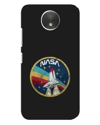 Чехол для Motorola Moto C (XT1750) с картинкой «NASA — эмблема миссии» Чехол для Motorola Moto C (XT1750) с картинкой «NASA — эмблема миссии»