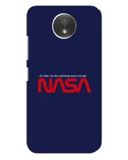 Чехол для Motorola Moto C (XT1750) с картинкой «NASA — глубокий космос»