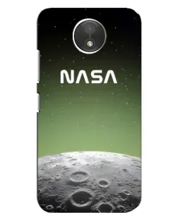 Чехол для Motorola Moto C (XT1750) с картинкой «NASA — лунный градиент»