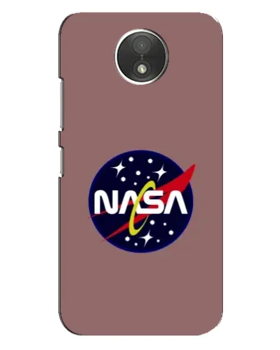 Чехол для Motorola Moto C (XT1750) с картинкой «NASA — ретро космос» Чехол для Motorola Moto C (XT1750) с картинкой «NASA — ретро космос»