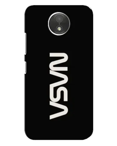 Чехол для Motorola Moto C (XT1750) с картинкой «NASA — вертикальный логотип» Чехол для Motorola Moto C (XT1750) с картинкой «NASA — вертикальный логотип»