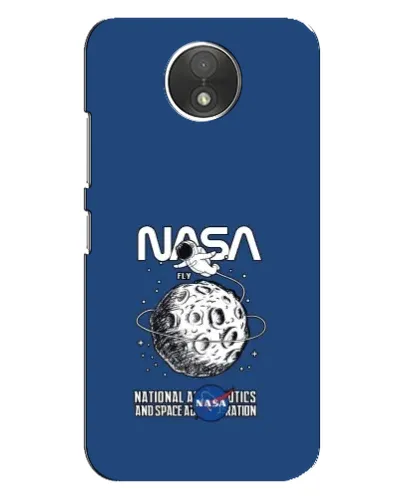 Чехол для Motorola Moto C (XT1750) с картинкой «NASA — лунная миссия» Чехол для Motorola Moto C (XT1750) с картинкой «NASA — лунная миссия»