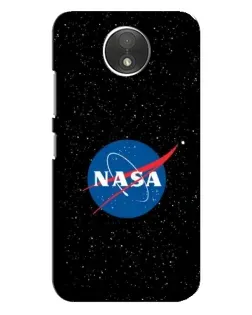 Чехол для Motorola Moto C (XT1750) с картинкой «NASA — звездное небо»