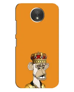 Чехол для Motorola Moto C (XT1750) с картинкой «Золотая обезьяна Bored Ape»