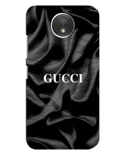 Чехол для Motorola Moto C (XT1750) с картинкой «Gucci — шелковые волны»