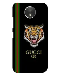Чехол для Motorola Moto C (XT1750) с картинкой «Тигр Gucci»