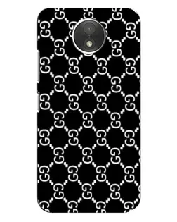 Чехол для Motorola Moto C (XT1750) с картинкой «Gucci — сетчатый паттерн»