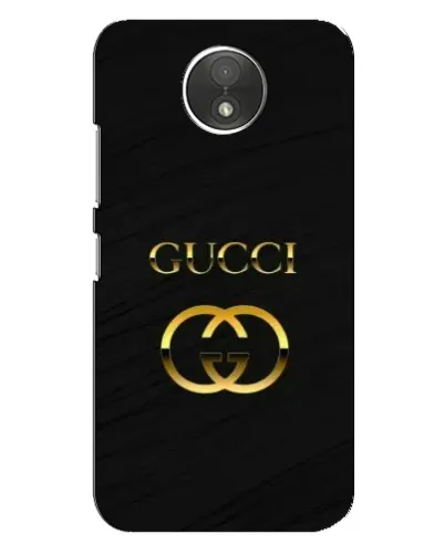 Чехол для Motorola Moto C (XT1750) с картинкой «Золотой логотип Gucci» Чехол для Motorola Moto C (XT1750) с картинкой «Золотой логотип Gucci»