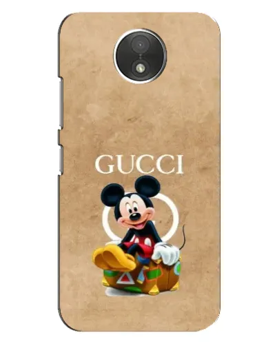 Чехол для Motorola Moto C (XT1750) с картинкой «Микки Маус Gucci — крафт» Чехол для Motorola Moto C (XT1750) с картинкой «Микки Маус Gucci — крафт»