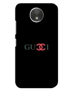 Чехол для Motorola Moto C (XT1750) с картинкой «Gucci — красный градиент»