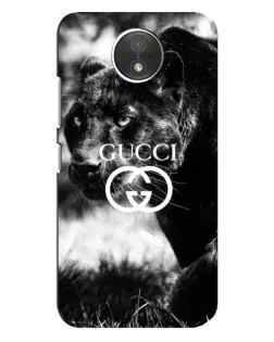 Чехол для Motorola Moto C (XT1750) с картинкой «Gucci — дикая природа»