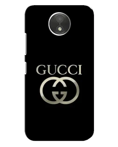 Чохол для Motorola Moto C (XT1750) з картинкою «Gucci — золото на чорному» Чохол для Motorola Moto C (XT1750) з картинкою «Gucci — золото на чорному»